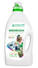 Green&Clean Professional, washing gel for colored clothes, 1,5 L