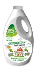 Green&Clean Professional, washing gel for baby's clothes, 3 L
