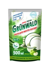 GRÜNWALD, dishwashing gel apple, 500 ml doy-pack