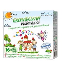 Green&Clean Professional, washing powder for baby's clothes, 1,2 kg