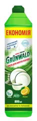 GRÜNWALD, dishwashing gel lemon, 800 ml