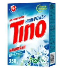 Tino High-Power,hand washing powder for colored & white clothes Fresh flowers, 350 g