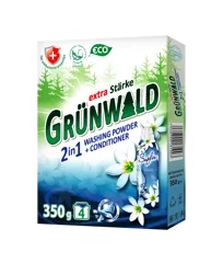 GRÜNWALD, washing powder 2 іn1 detergent+sofetner , 350 g