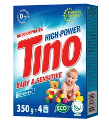 Tino High-Power, порошок пральний для дитячого одягу, 350 г к/у