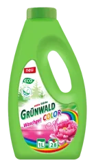 GRÜNWALD, washing gel for colored and white clothes AROMA, 1 L