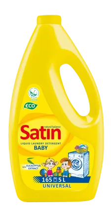 Satin Natural Balance, дитячий гель для прання, 5 л