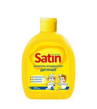 Satin Natural  Balance, дитячий шампунь, 250 мл