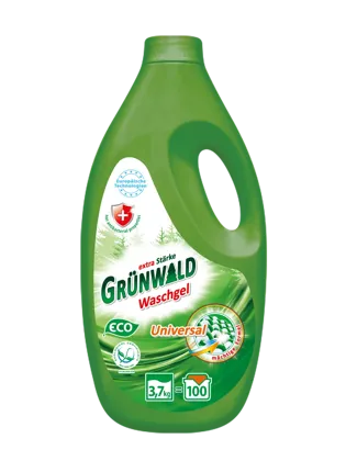 GRÜNWALD, гель для прання білих та кольорових речей, 3,7 л