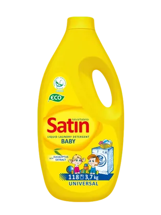 Satin Natural Balance, washing gel for baby's clothes, 3,7 L