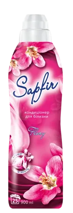 SAPFIR, Кондиціонер для білизни "Flory", 0,9 л/25 прань