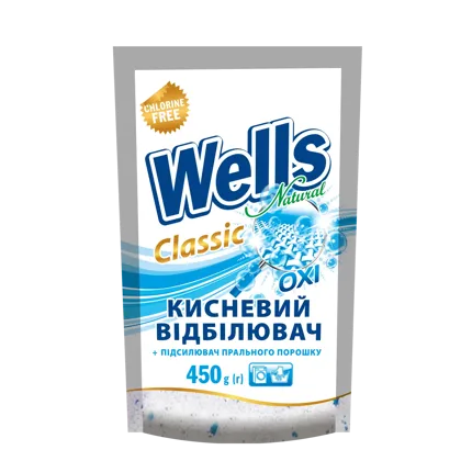 Wells, відбілювач порошкоподібний, 450 г