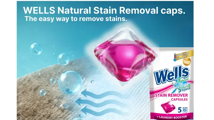 Wells Natural Stain removal caps.